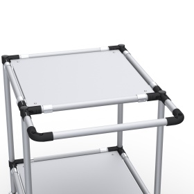 RSI-MST-600x600x900-2 | Стойка подкатная 600х600х900 2 полки изображение 4