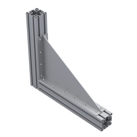 Стальной сварной большой уголок 350х550 мм на профиль 50