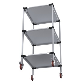 RSI-MST-700x600x1300-3 | Стойка подкатная 700х600х1300 3 полки изображение 3