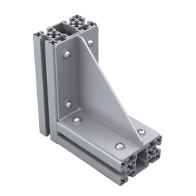 Уголок 150х150 мм стальной с ребром для профиля серии 50