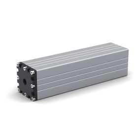 TS-8080-PLATE-M16 на торце телескопического профиля