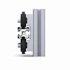 6241 | Двойной держатель роликов, паз 8 мм, к профилям 40х80 изображение 7