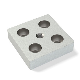 Артикул 7004-AL-M10, опора M10-60х60