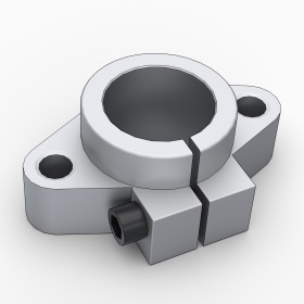 SHF16 | Горизонтальный держатель вала 16 мм изображение 6