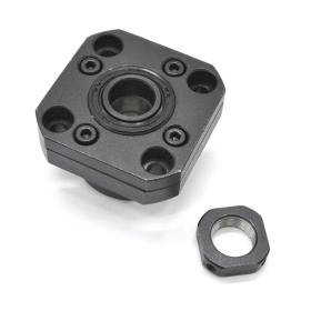 Вид сзади FK-15, подшипниковая опора с фиксирующей гайкой