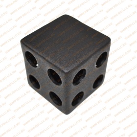 Кубический соединитель, сталь 3 мм, 60х60 мм, двухсторонний