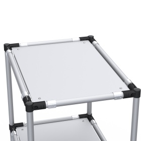 RSI-MST-700x500x1300-3 | Стойка подкатная 700х500х1300 3 полки изображение 4