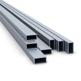 Профильный алюминиевый прокат. Труба прямоугольная 40х20 мм, стенка 2 мм