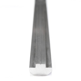 Пазовый сухарь, серия 40, паз 8 мм. Сплошной из алюминия