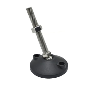 Наклонная нержавеющая опора, артикул 7929: шпилька М16х120 мм.