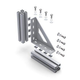 8306s | Стальной угловой соединитель 45х160 мм усиленный изображение 5