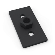 7002-S8-STEEL-М12 | Опорная плита стальная M12-40х80 паз 8 мм