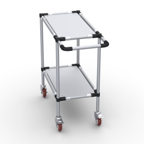 RSI-MST-700x400x1300-3 | Стойка подкатная 700х400х1300 3 полки изображение 6