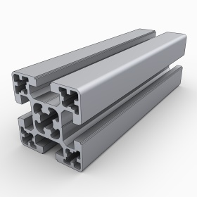 OB-5050-BP | Профиль 50х50 мм. Паз 10 мм (Без покрытия) изображение 4