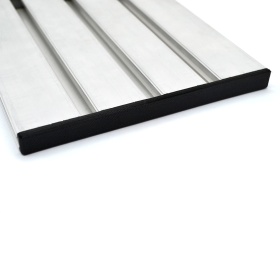 Чёрная торцевая заглушка к профилю 15х180 мм