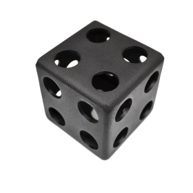 Трехсторонний кубический соединитель 80х80 паз 10 мм