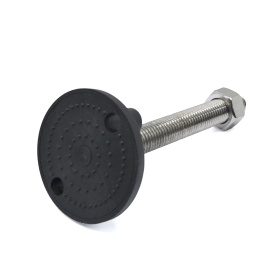 Наклонная нержавеющая опора, артикул 7937, шпилька М24х150 мм