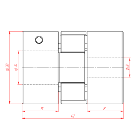 MH-D30L42-8x14 | Муфта соединительная, кулачковая изображение 3