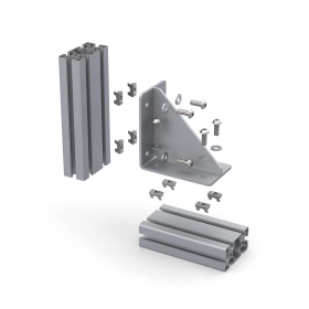 Стальной уголок с ребром жесткости 4 мм сборка с сухарями