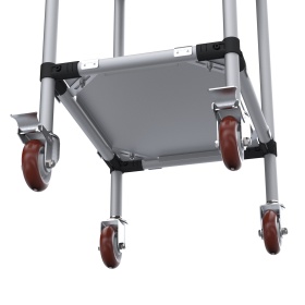 RSI-MST-500x400x1300-3 | Стойка подкатная 500х400х1300 3 полки изображение 2