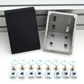 Угловой соединитель 100х100 с комплектом крепежа