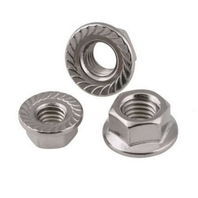 Гайка с фланцем М4 DIN6923