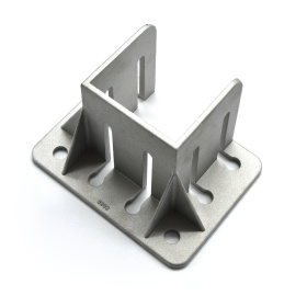 RSI-7210B | Фундаментная опора, алюминиевая, для профиля 80x80, крепление с краю изображение 5