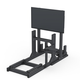 Сингл скрин совместим с кокпитами на профилях серии 40, паз 8. Чёрный