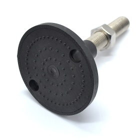 Опора с наклонной регулировкой, артикул 7082: основание из нейлона, 100 мм