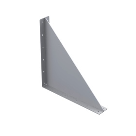 Большой сварной стальной уголок 495х495 мм с ребром жесткости 4 мм для профилей серии 45