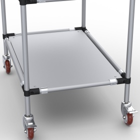 RSI-MST-900x600x1300-3 | Стойка подкатная 900х600х1300 3 полки изображение 2