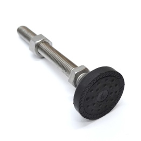 Опора регулируемая с пластиковым основанием и нержавеющей шпилькой М12х100