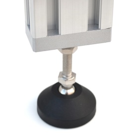 Опорная плита с регулируемой опорой в профиле 30х60