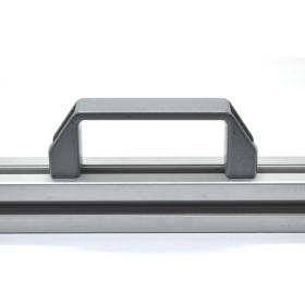 Серая алюминиевая ручка для конструкционных профилей