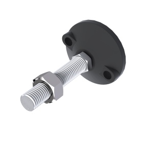 Регулируемая опора, артикул 7084. Основание — 100 мм, наклон шпильки до 15°