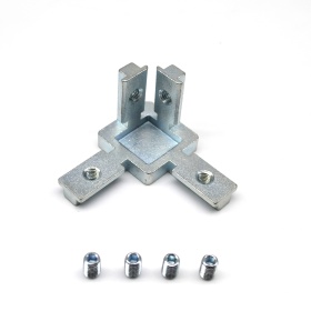 Соединитель угловой трёхсторонний с комплектом крепежа