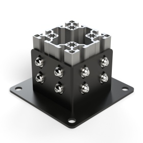 Фундаментная опора к профилям 90х90