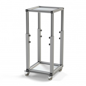 Подкатной стол 400х400 мм с регулировкой по высоте