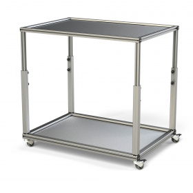 Передвижной стол 1000х700 мм с регулируемой по высоте столешницей