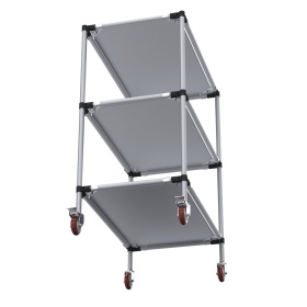 RSI-MST-1000x600x1300-3 | Стойка подкатная 1000х600х1300 3 полки изображение 3