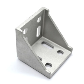 1254 | Соединитель угловой 60x60 облегченный, паз 8 изображение 0