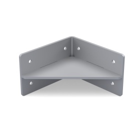 Уголок 150х150 мм стальной с ребром для профиля серии 50