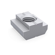 5075AL | Сухарь пазовый алюминиевый, паз 10, М10