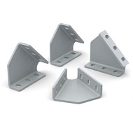 SPFS45-45/3090 | Комплект (4 шт.) угловых соединителей 45 градусов к профилям 30х90 мм