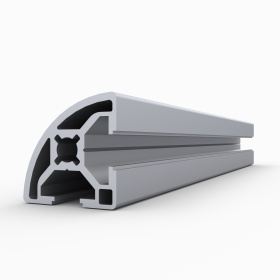 OB-30R-BP | Профиль 30х30 мм, закругленный. Паз 8 мм (без покрытия) изображение 5