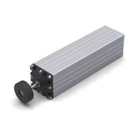 TS-8080-PLATE-M10 с телескопическим профилем 80х80 и опорой М10