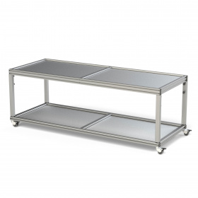 Передвижной стол размерами 1800х700 мм, с регулируемой по высоте столешницей