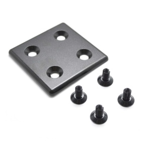 Торцевая заглушка 80х80 с клипсами