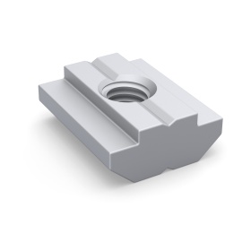 Сухарь пазовый, алюминиевый М6 паз 8, серия 30