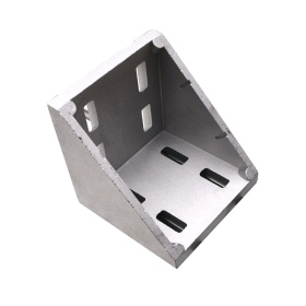 Угловой соединитель 100х100, литой алюминий.